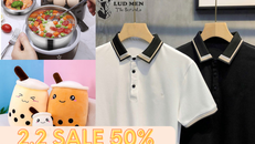 Đến hẹn lại lên, 2.2 Sale 50% tung hàng loạt ưu đãi hấp dẫn đúng chất ngày sale số đôi