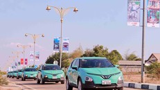 Xanh SM Lào khai trương dịch vụ taxi điện tại Savannakhet