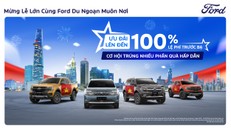 Ford Việt Nam và hệ thống đại lý triển khai nhiều chương trình ưu đãi lớn, hỗ trợ lệ phí trước bạ lên đến 100% trong tháng 9