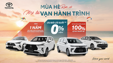 Toyota Việt Nam công bố doanh số bán hàng tháng 3 và Chương trình ưu đãi cho khách hàng mua xe trong tháng 4/2026