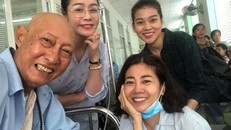 Mai Phương thăm nghệ sĩ Lê Bình điều trị ung thư cùng khoa