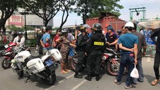 Bị dừng xe, thanh niên tông gãy chân cảnh sát cơ động Hải Phòng