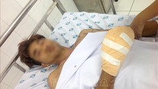 Bệnh nhân Nguyễn Trọng T. được điều trị tại Bệnh viện Đa khoa tỉnh Tây Ninh.