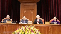 Tổng Bí thư, Chủ tịch nước Nguyễn Phú Trọng chủ trì và phát biểu khai mạc Hội nghị.