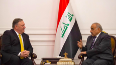 Ngoại trưởng Hoa Kỳ Mike Pompeo nói chuyện với Thủ tướng Iraq Adel Abdul-Mahdi tại Baghdad