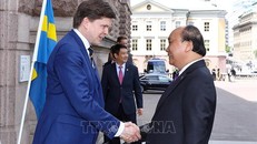 Thủ tướng Nguyễn Xuân Phúc hội kiến Chủ tịch Quốc hội Thụy Điển
