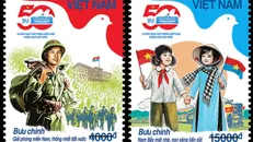 Phát hành bộ tem Kỷ niệm 50 năm Ngày Giải phóng miền Nam, thống nhất đất nước