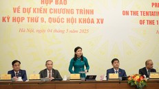 Buổi Họp báo về dự kiến chương trình Kỳ họp thứ 9, Quốc hội khóa XV.