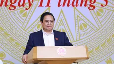 Thủ tướng Phạm Minh Chính phát biểu chỉ đạo. Ảnh: Dương Giang/TTXVN