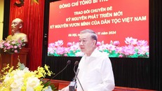 Tổng Bí thư Tô Lâm trao đổi chuyên đề “Kỷ nguyên phát triển mới - Kỷ nguyên vươn mình của dân tộc Việt Nam.”