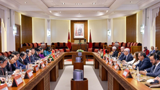 Chủ tịch Quốc hội Trần Thanh Mẫn hội đàm với Chủ tịch Hạ viện Maroc Rachid Talbi Alami.