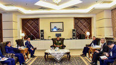 Đoàn đại biểu Thái Lan và Campuchia tham gia cuộc họp Ban thư ký Ủy ban biên giới chung tại Kuala Lumpur, Malaysia ngày 4/8/2025.