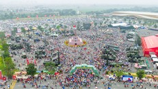 Triển lãm Thành tựu đất nước tại VEC thu hút hàng trăm nghìn lượt khách mỗi ngày, cao điểm lên tới hơn 1 triệu khách/ngày