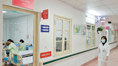 Khu điều trị trẻ mắc bệnh truyền nhiễm tại Bệnh viện Đa khoa Xanh Pôn