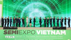 Lễ công bố hợp tác giữa Trung tâm Đổi mới sáng tạo Quốc gia (NIC) với Hiệp hội bán dẫn toàn cầu (SEMI) và các đối tác nhằm phát triển ngành công nghiệp bán dẫn tại Việt Nam
