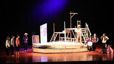 Vở kịch nói "Bến nước thời gian" của Nhà hát Tuổi trẻ.