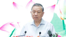 Tổng Bí thư Tô Lâm phát biểu.