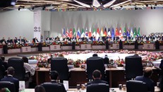 Toàn cảnh Hội nghị thượng đỉnh G20 ở Johannesburg, Nam Phi, ngày 22/11/2025. Ảnh: Anadolu Agency.