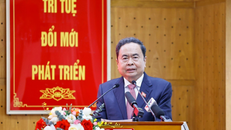 Chủ tịch Quốc hội Trần Thanh Mẫn phát biểu. Ảnh: Doãn Tấn/TTXVN