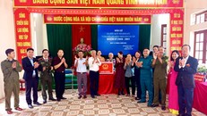 Các lực lượng tham gia công tác bầu cử tại xã Ứng Thiên