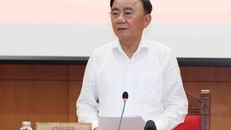 Thường trực Ban Bí thư Trần Cẩm Tú chủ trì Phiên họp thứ nhất Ban Chỉ đạo Trung ương về phát triển văn hóa Việt Nam. Ảnh: Phương Hoa/ TTXVN