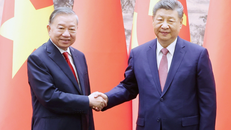 Tổng Bí thư, Chủ tịch nước Tô Lâm hội đàm với Tổng Bí thư, Chủ tịch nước Trung Quốc Tập Cận Bình. 