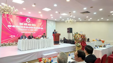 Quang cảnh Đại hội Hiệp hội Sáng tạo và Bản quyền tác giả Việt Nam. 