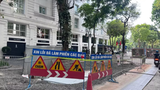 Dự án bể ngầm chống ngập trên tuyến phố Lý Thái Tổ, thành phố Hà Nội.