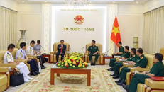 Toàn cảnh buổi làm việc. Ảnh: Bộ Quốc phòng