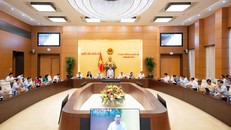 Phiên họp thứ 3 Ủy ban Thường vụ Quốc hội khai mạc sáng 10/6 dưới sự chủ trì của Chủ tịch Quốc hội Trần Thanh Mẫn
