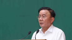 Đồng chí Trần Cẩm Tú, Ủy viên Bộ Chính trị, Thường trực Ban Bí thư phát biểu chỉ đạo hội thảo. 