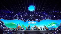 Chương trình văn nghệ trong đêm khai mạc.