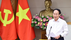 Phó Thủ tướng Lê Tiến Châu chủ trì cuộc họp. 