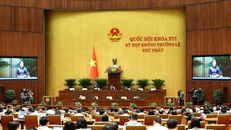 Sáng 10/8/2026, tại Hà Nội, Quốc hội thảo luận ở hội trường về Dự án Luật Hòa giải ở cơ sở (sửa đổi).