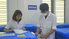 Khu vực bảo quản vaccine. 