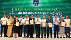 Từ nền móng do T&T Group tạo ra, đã có hàng chục doanh nghiệp của Thái Nguyên cùng chung tay tạo nên khoản tài trợ 115 tỷ đồng cho CLB hạng Nhất này. Ảnh: T&T.