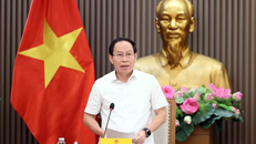 Phó Thủ tướng Lê Tiến Châu phát biểu chỉ đạo. 