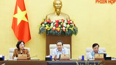 Chủ tịch Quốc hội Trần Thanh Mẫn phát biểu.