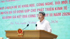 Thủ tướng Lê Minh Hưng, Trưởng Ban Chỉ đạo 57 Trung ương chủ trì phiên họp.