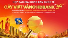 Giải Bóng bàn Quốc tế Cây vợt vàng – HDBank lần thứ 34 sẽ diễn ra vào tháng 11 tới, đánh dấu sự trở lại của sân chơi quốc tế giàu truyền thống sau mùa giải 2019.