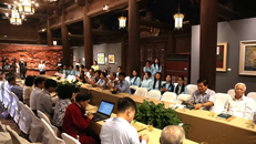 Quang cảnh hội thảo tại Di tích Văn Miếu-Quốc Tử Giám.