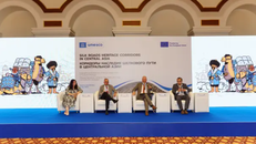 UNESCO và EU giới thiệu thành tựu của dự án con đường tơ lụa. Ảnh: UNESCO