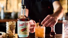 Rượu Jimmy Red Straight Bourbon Whiskey. Ảnh: Courtesy of High Wire Co. Distilling.