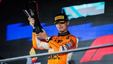 Lando Norris chiến thắng cách biệt của Lando Norris tại chặng đua Singapore. Ảnh: Florent Gooden/DPPI/Shutterstock.