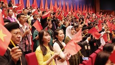 Các đại biểu dự phiên khai mạc Đại hội X MTTQ Việt Nam. Ảnh: TTXVN