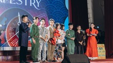 Các nhân vật trong vở kịch “Chiếc đồng hồ”.