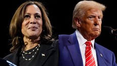 Phó Tổng thống Kamala Harris và cựu Tổng thống Donald Trump. Ảnh: Ap/Getty Images