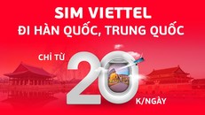 Viettel tăng tới 50% lưu lượng, giá không đổi khi roaming tại Hàn Quốc và Trung Quốc