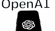 Biểu tượng ChatGPT của Công ty OpenAI tại một văn phòng ở Washington DC. Ảnh: AFP/TTXVN