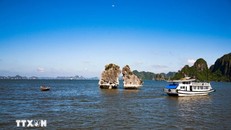 Vịnh Hạ Long (tỉnh Quảng Ninh). Ảnh: TTXVN phát